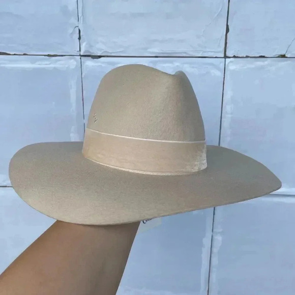 COPY - Lack Of Color Anthropologie Benson Creme/Neutral Tri Hat small main image 5